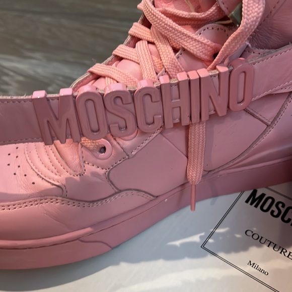 Women’s high top moschino sneaker - Picture 12 of 16